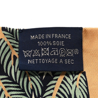 Hermes Silk Sous Le Charme D Orphee Twilly Bleu Black Jaune Soufre 3 of 4