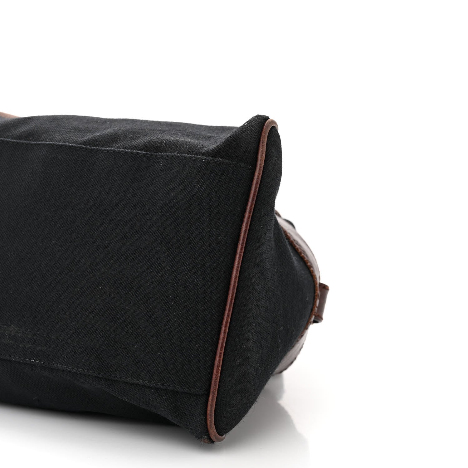 Fendi Canvas Bag De Jour Tote Black Tobacco 10 of 21