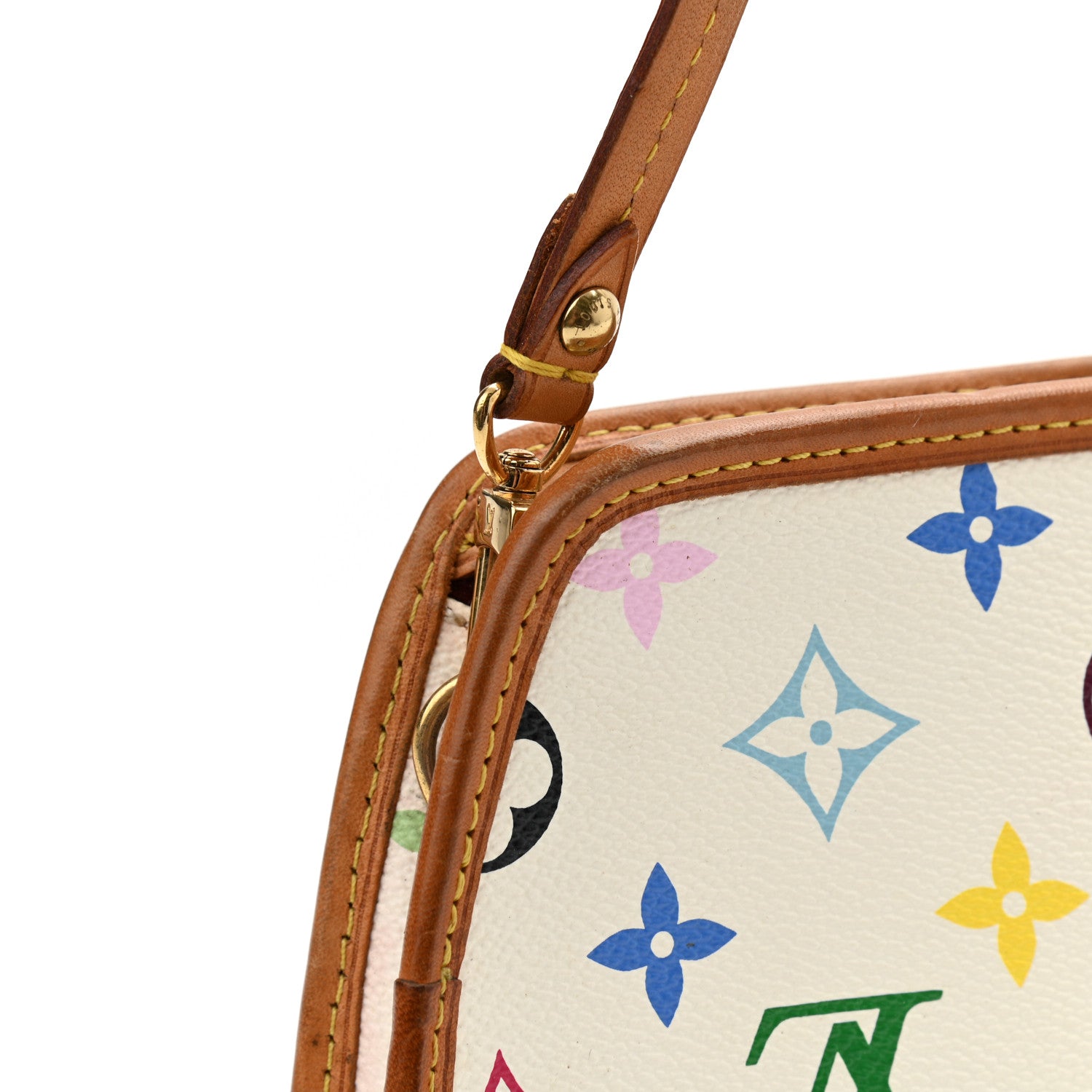 Louis Vuitton Monogram Multicolor Shirley White 10 of 15
