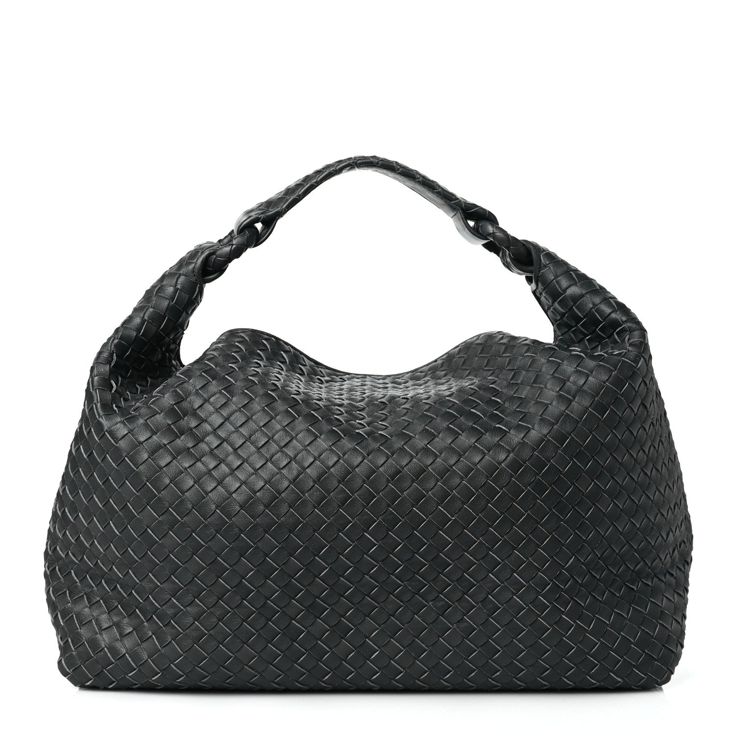 Bottega Veneta Nappa Intrecciato Sloane Hobo Ferro Gray 1 of 10