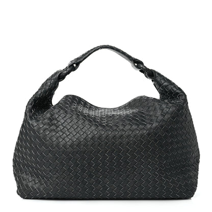 Bottega Veneta Nappa Intrecciato Sloane Hobo Ferro Gray 1 of 10