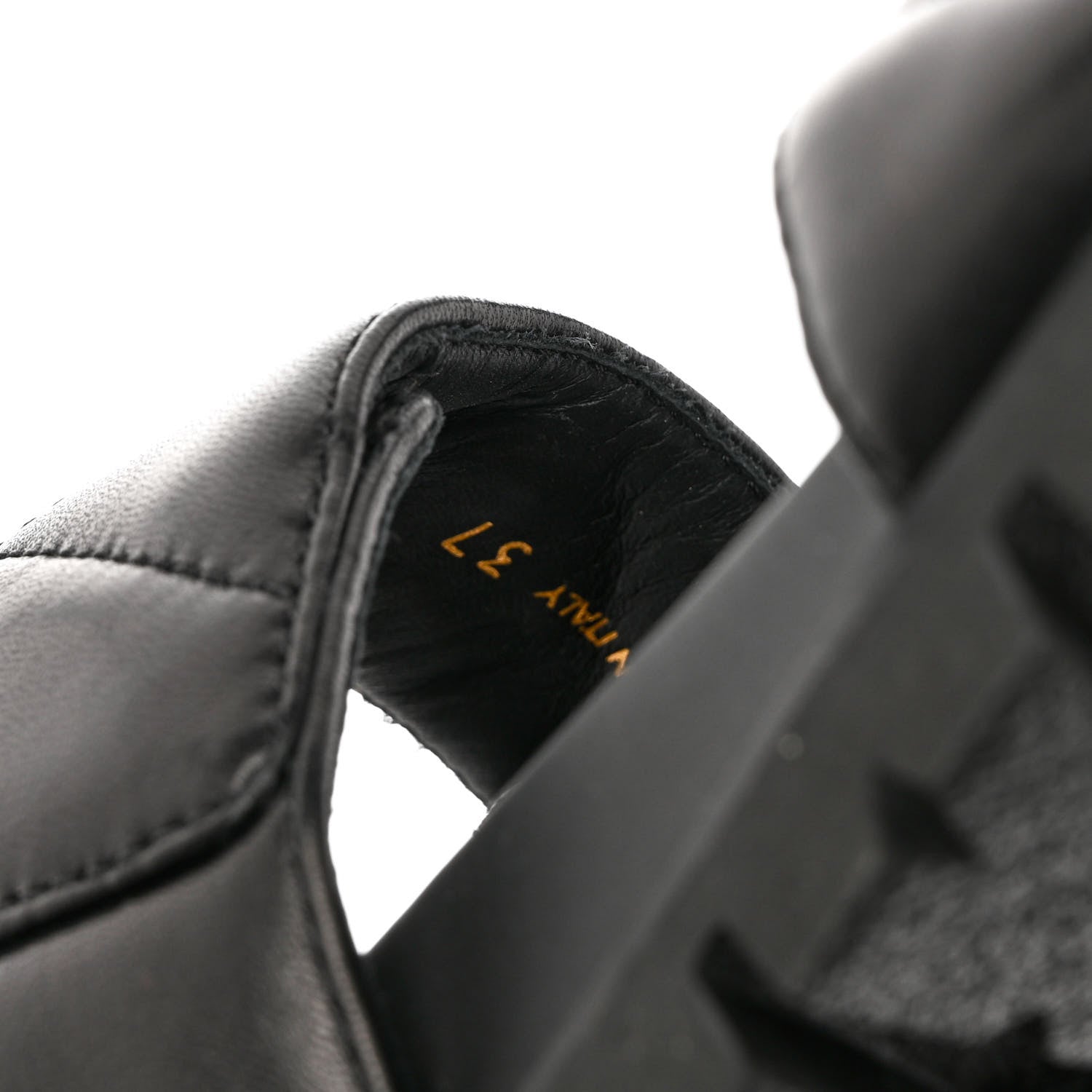 Prada Nappa Logo Quilted 20mm Sport Sandals 37 Black 8 of 10