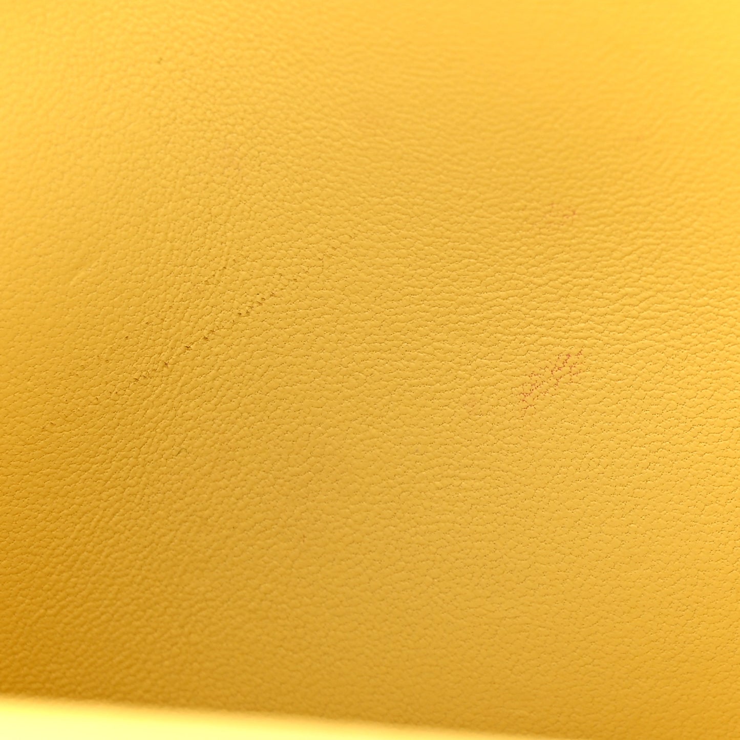 Lambskin Quilted Wallet On Chain WOC Pink Yellow