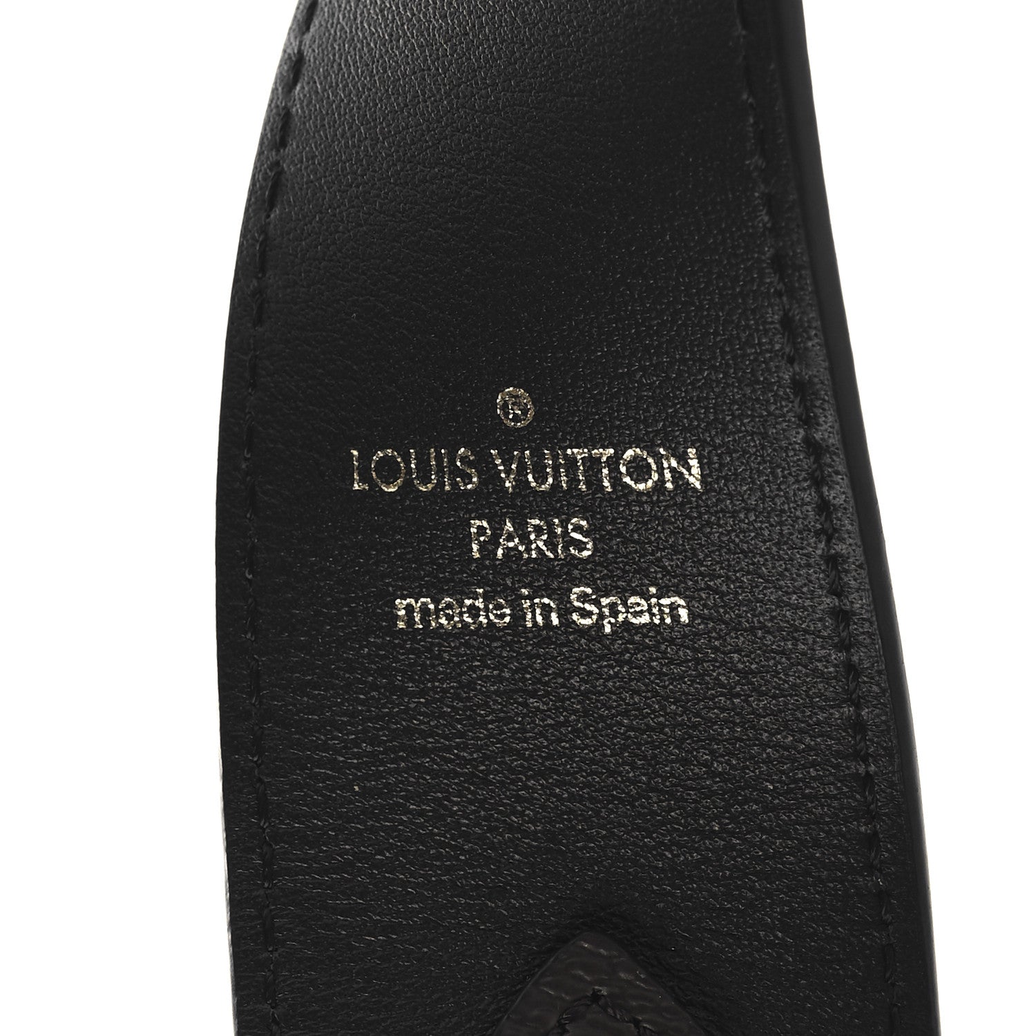 Louis Vuitton Monogram Bandouliere Shoulder Strap Black 4 of 5