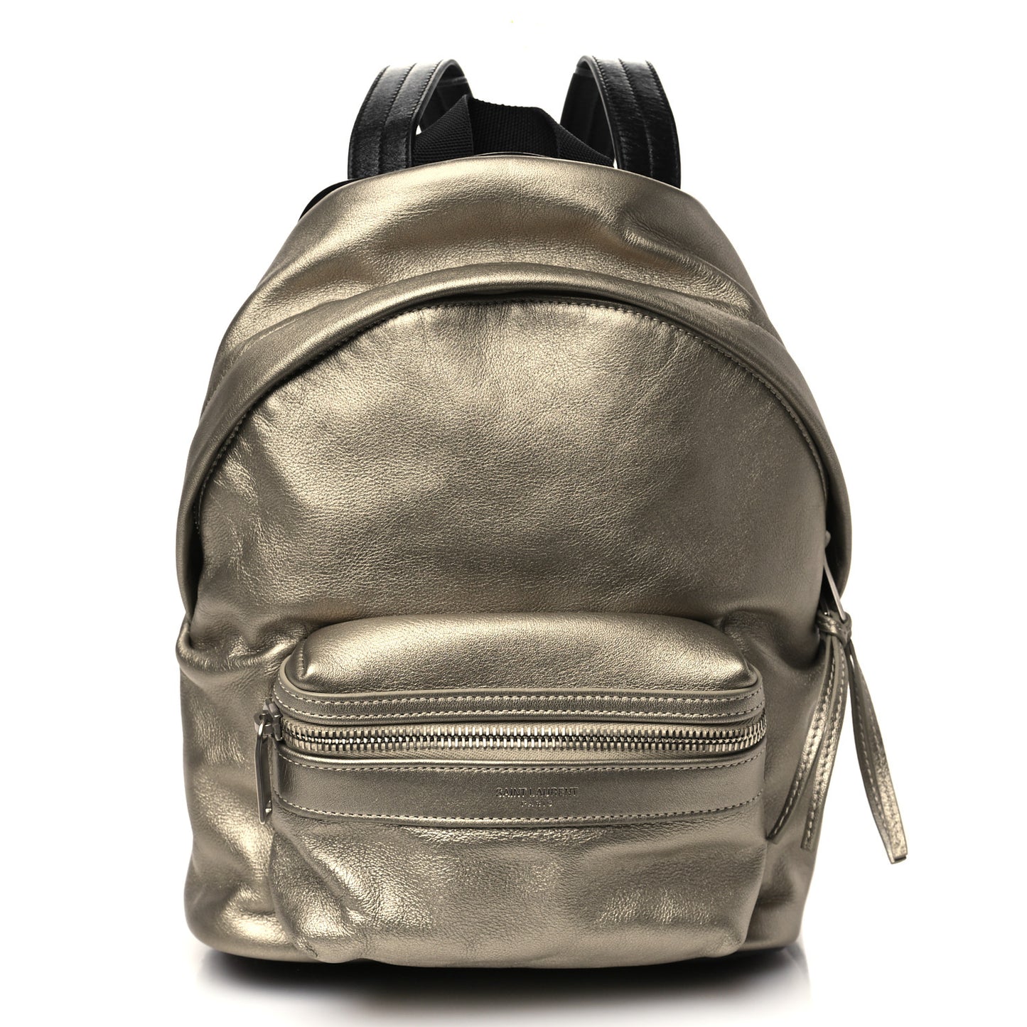 Metallic Lambskin Mini Toy City Backpack Gold
