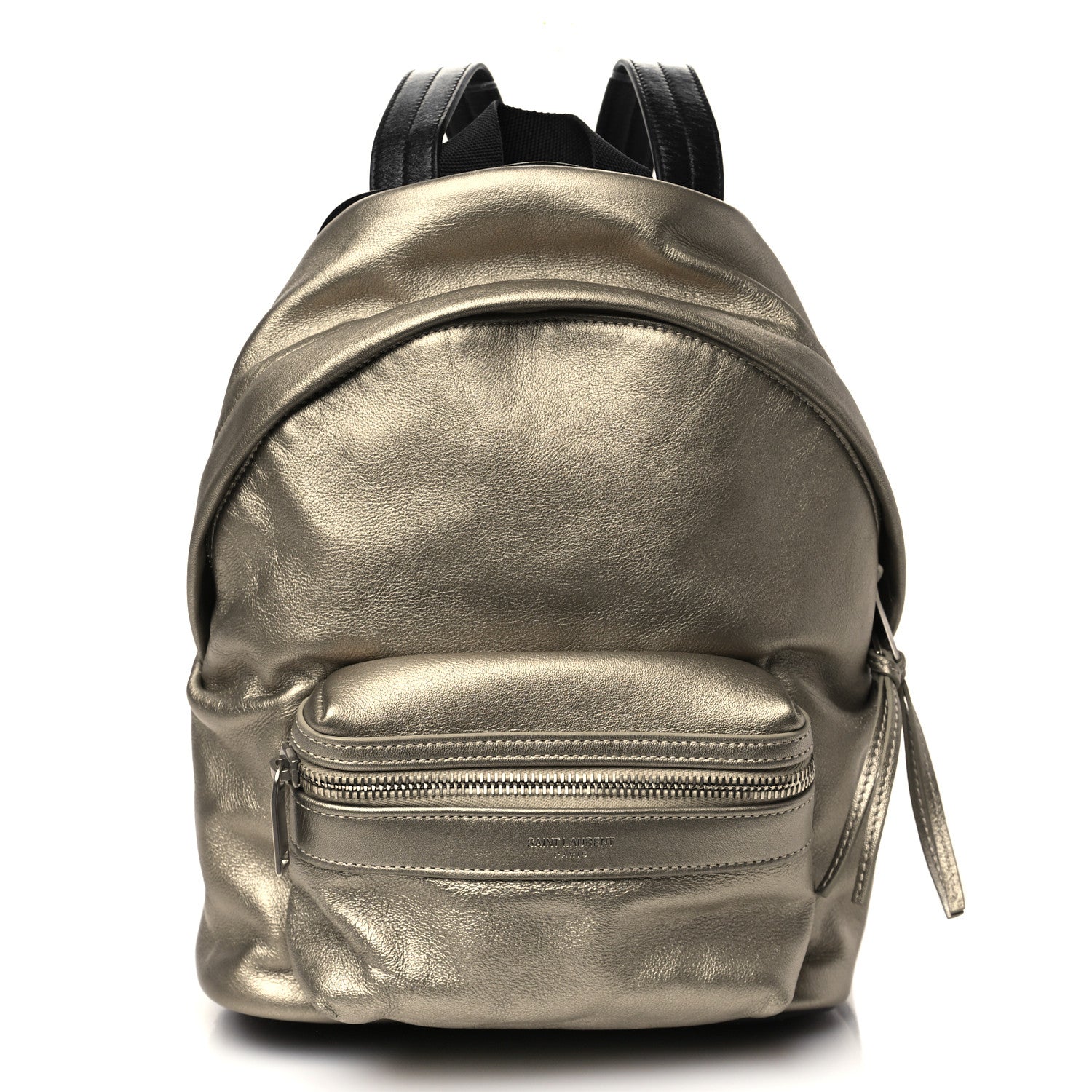 Saint Laurent Metallic Lambskin Mini Toy City Backpack Gold 1 of 5