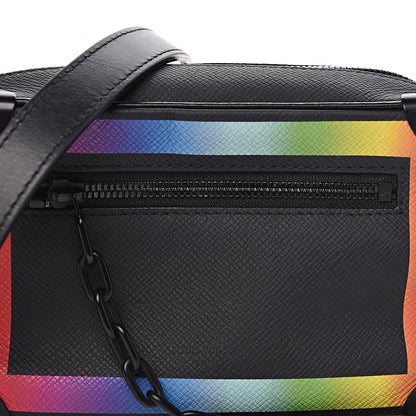 Louis Vuitton Taiga Rainbow Mini Soft Trunk Black 12 of 12