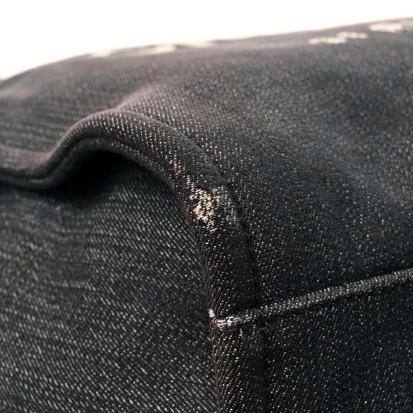 Denim Medium Deauville Tote Dark Blue