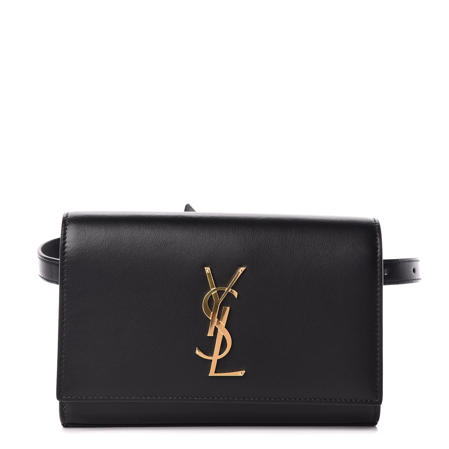 Saint Laurent Smooth Calfskin Monogram Kate Belt Bag Black 1 of 10