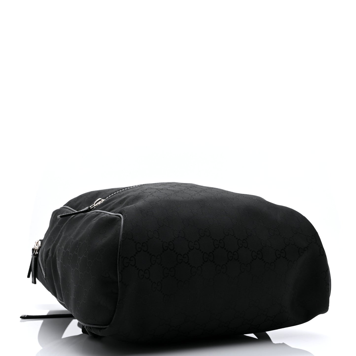 Nylon Monogram Slim Backpack Black