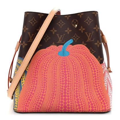 Louis Vuitton LV X YK Monogram Kusama Pumpkin Neonoe MM 1 of 9