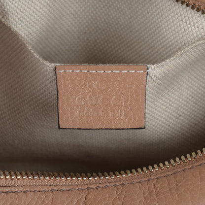 Gucci Pebbled Calfskin Small Soho Disco Bag Rose Beige 7 of 10