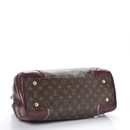 Louis Vuitton Monogram Python Alligator Monogramissime Exotic Shopper GM Bordeaux 4 of 9