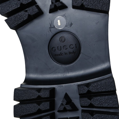 Gucci Calfskin Oliver Sylvie Web Mens Oxfords 8 Black 6 of 8