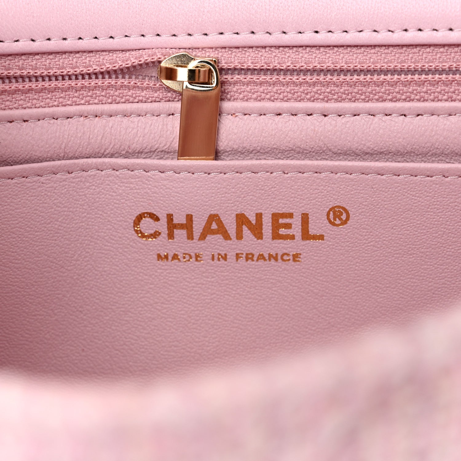 Chanel Tweed Quilted Mini Rectangular Flap Pink 6 of 10