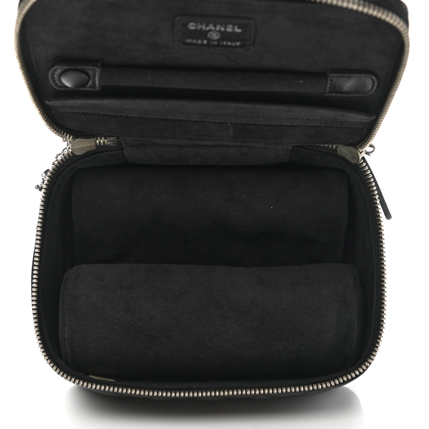 Chanel Lambskin Quilted Jewelry Case Black 5 of 12