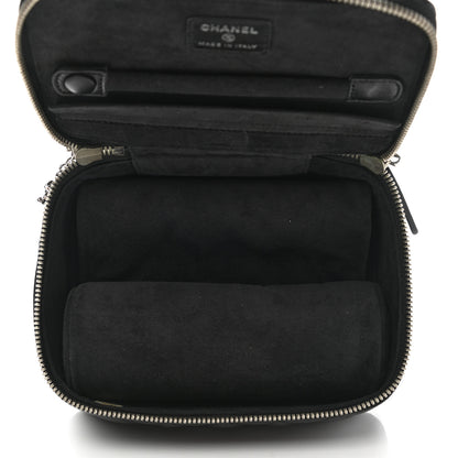 Chanel Lambskin Quilted Jewelry Case Black 5 of 12