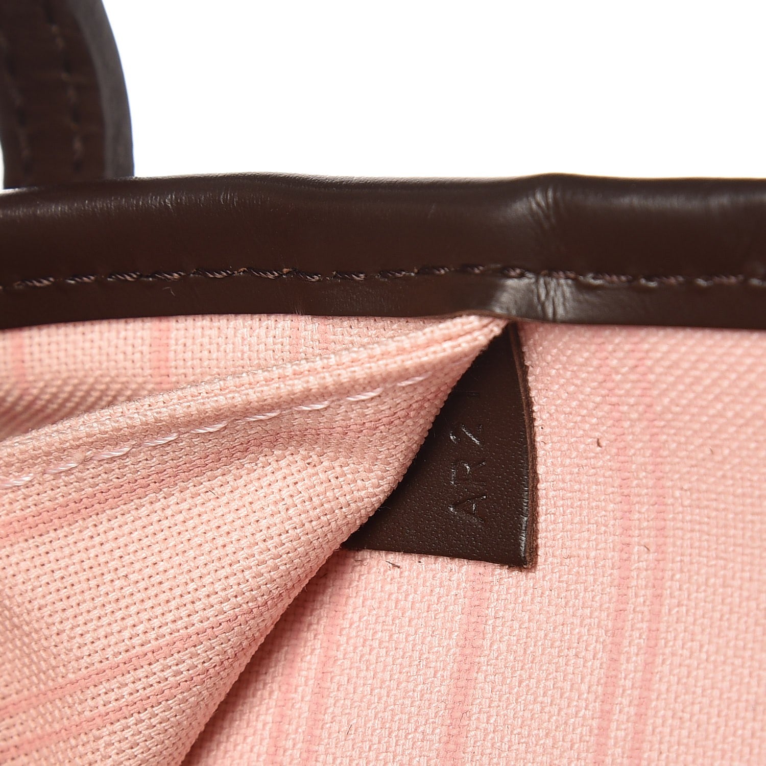 Louis Vuitton Damier Ebene Neo Neverfull MM Rose Ballerine 7 of 9