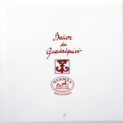 Hermes Porcelain Balcon du Guadalquivir Square Plate 5 of 6
