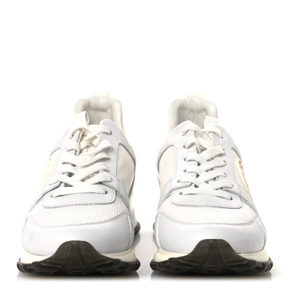 Louis Vuitton Calfskin Mesh Run Away Sneakers 37.5 White 3 of 12