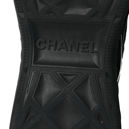 Chanel Fabric Suede Mens CC Sneakers 41 Black 8 of 13