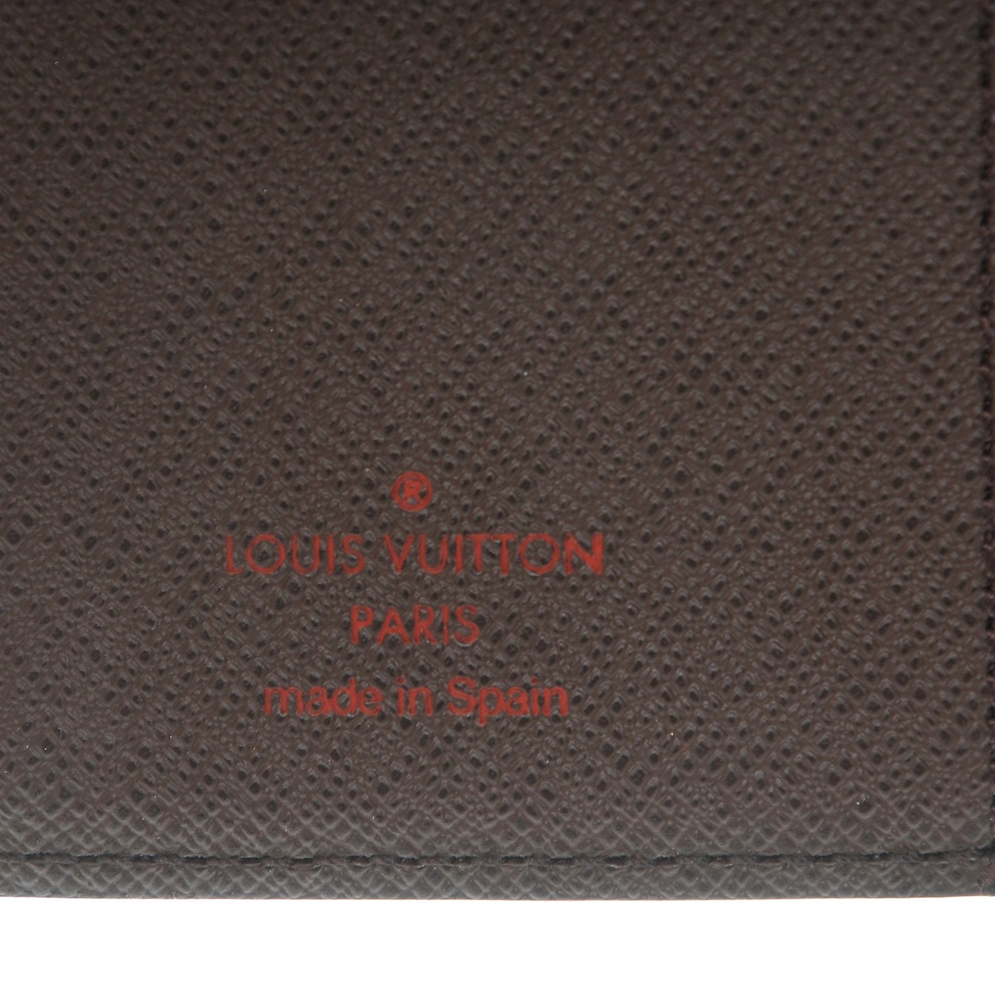 Damier Ebene Small Ring Agenda Cover