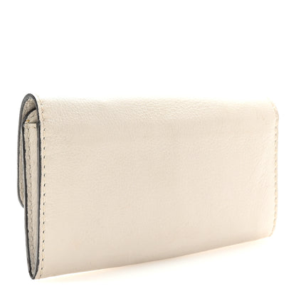 Chloe Calfskin Marcie Continental Flap Wallet Dove 3 of 8