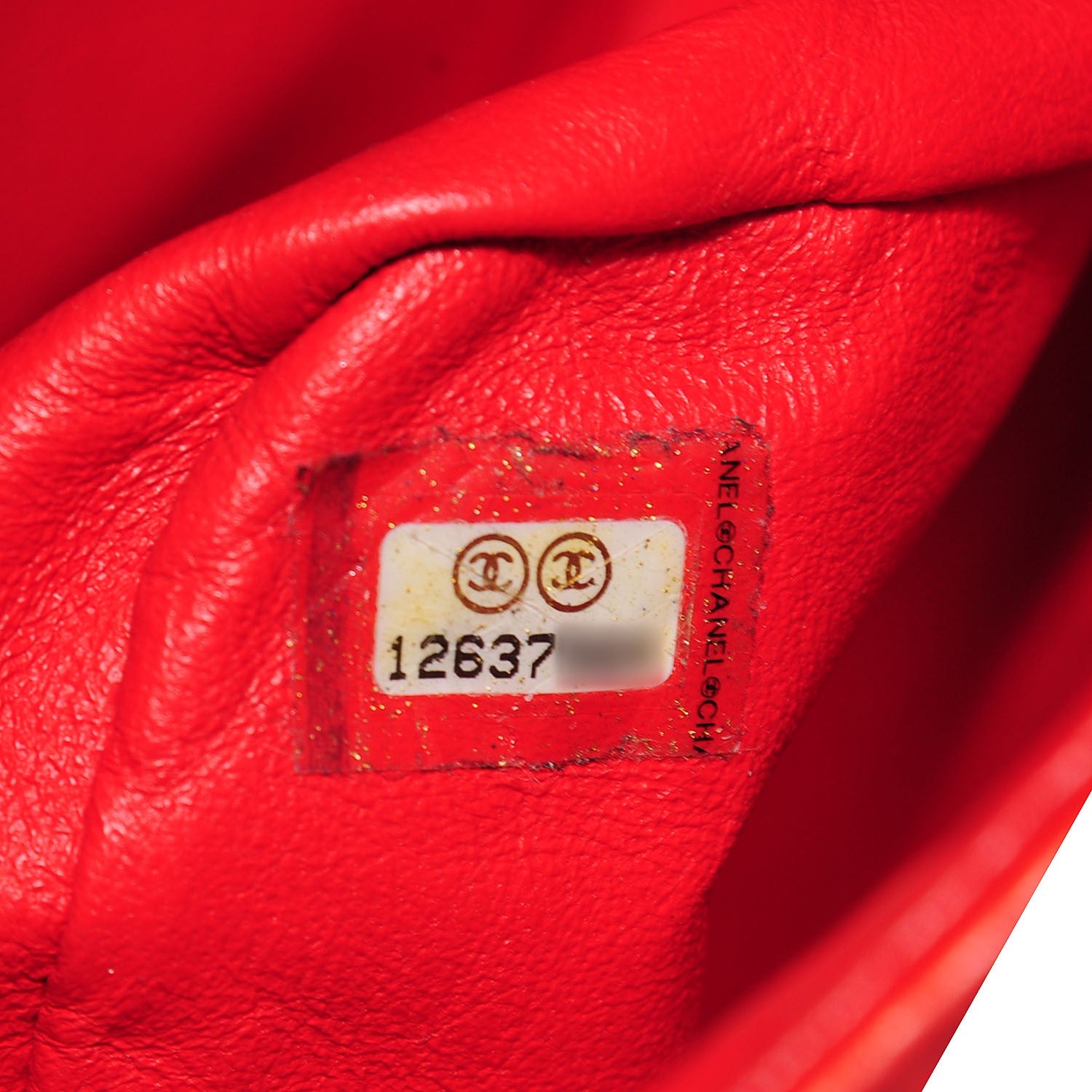 Chanel Washed Lambskin Quilted Maxi Single Flap Red 8 of 8