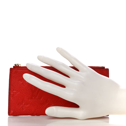 Louis Vuitton Empreinte Felicie Chain Wallet Zippered Insert Cherry 2 of 10