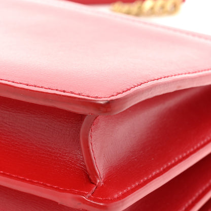 Saint Laurent Calfskin Medium Monogram Sunset Rouge Eros 13 of 13