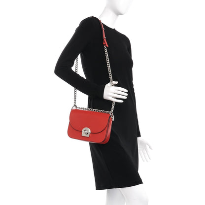 Prada Glace Calfskin Arcade Crossbody Bag Lacca 2 of 7
