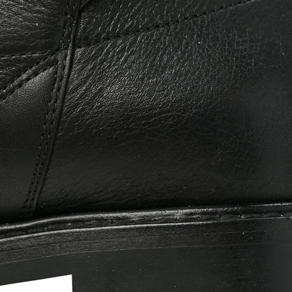 Christian Dior Calfskin Empreinte Ankle Boot 37.5 Black 12 of 14