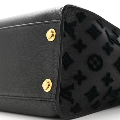Louis Vuitton Calfskin Monogram Tufting On My Side Black 9 of 12