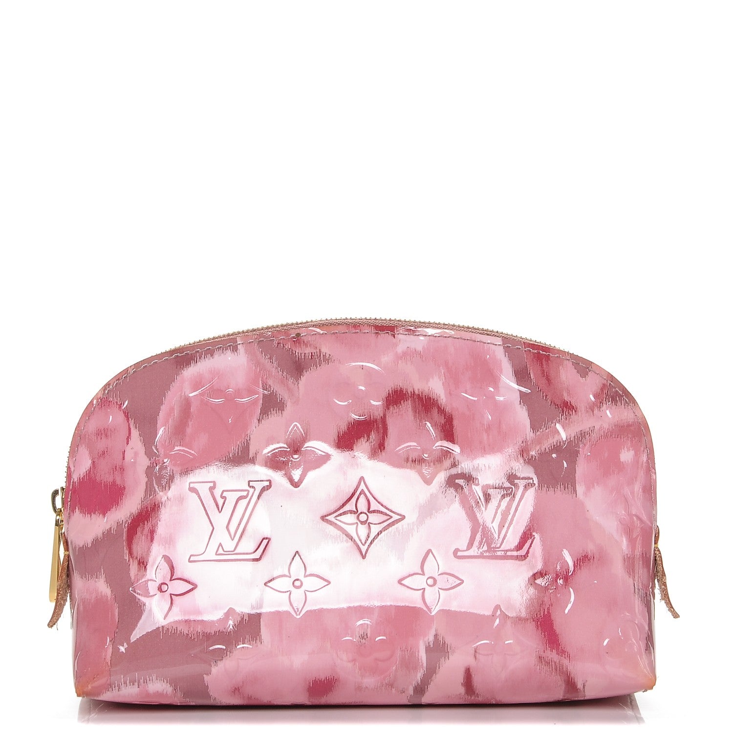 Louis Vuitton Vernis Ikat Cosmetic Pouch Rose Velours 1 of 6