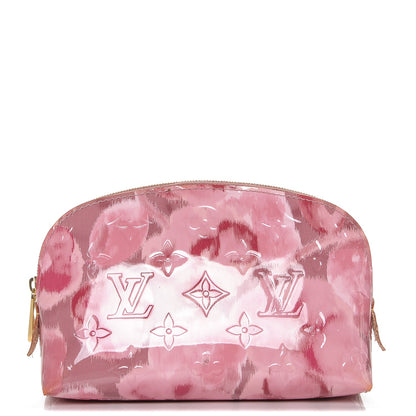 Louis Vuitton Vernis Ikat Cosmetic Pouch Rose Velours 1 of 6