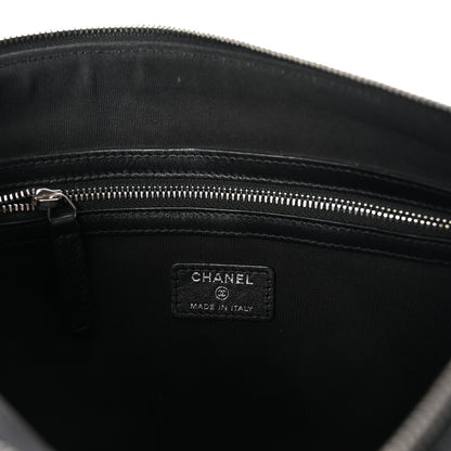 Chanel Caviar Quilted Zipped Multi Pouch Black 6 of 8