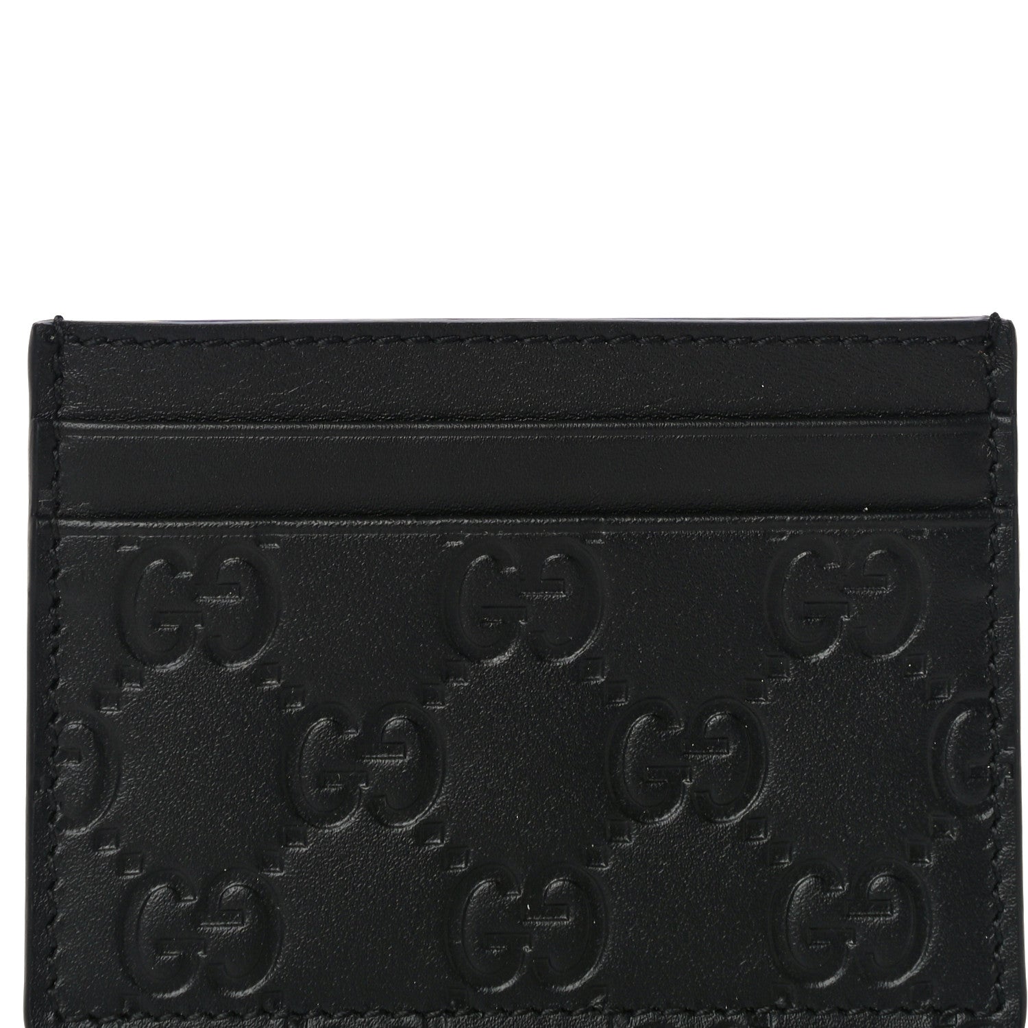 Gucci Guccissima Card Holder Black 7 of 9