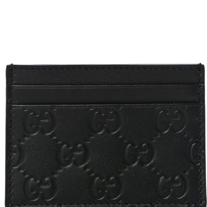 Gucci Guccissima Card Holder Black 7 of 9