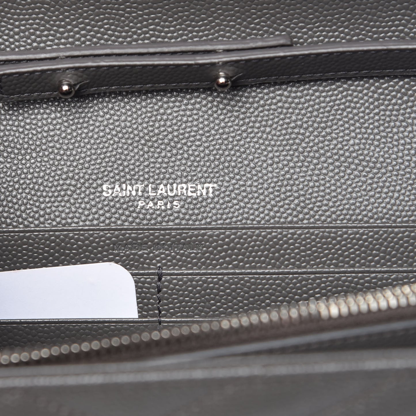 Grain De Poudre Matelasse Chevron Monogram Chain Wallet Earth