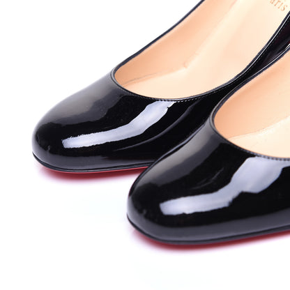 Christian Louboutin Patent Baobab 85 Pumps 38.5 Black 6 of 11