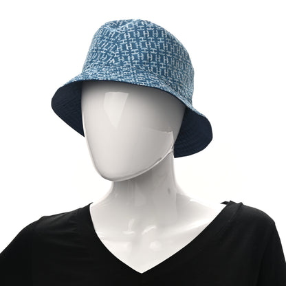 Hermes Cotton Bob Raoul Reversible Bucket Hat Indigo 2 of 14