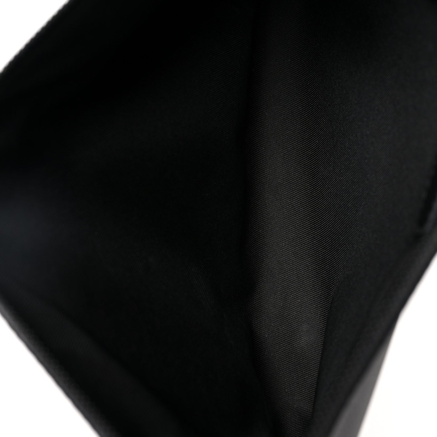 Grained Calfskin Aerogram Takeoff Pouch Black