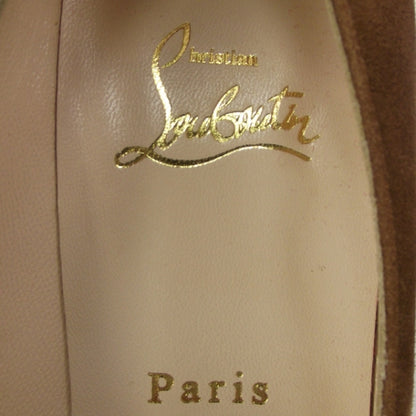 Christian Louboutin Suede Bibi 140 Pumps 38.5 Camel 6 of 7