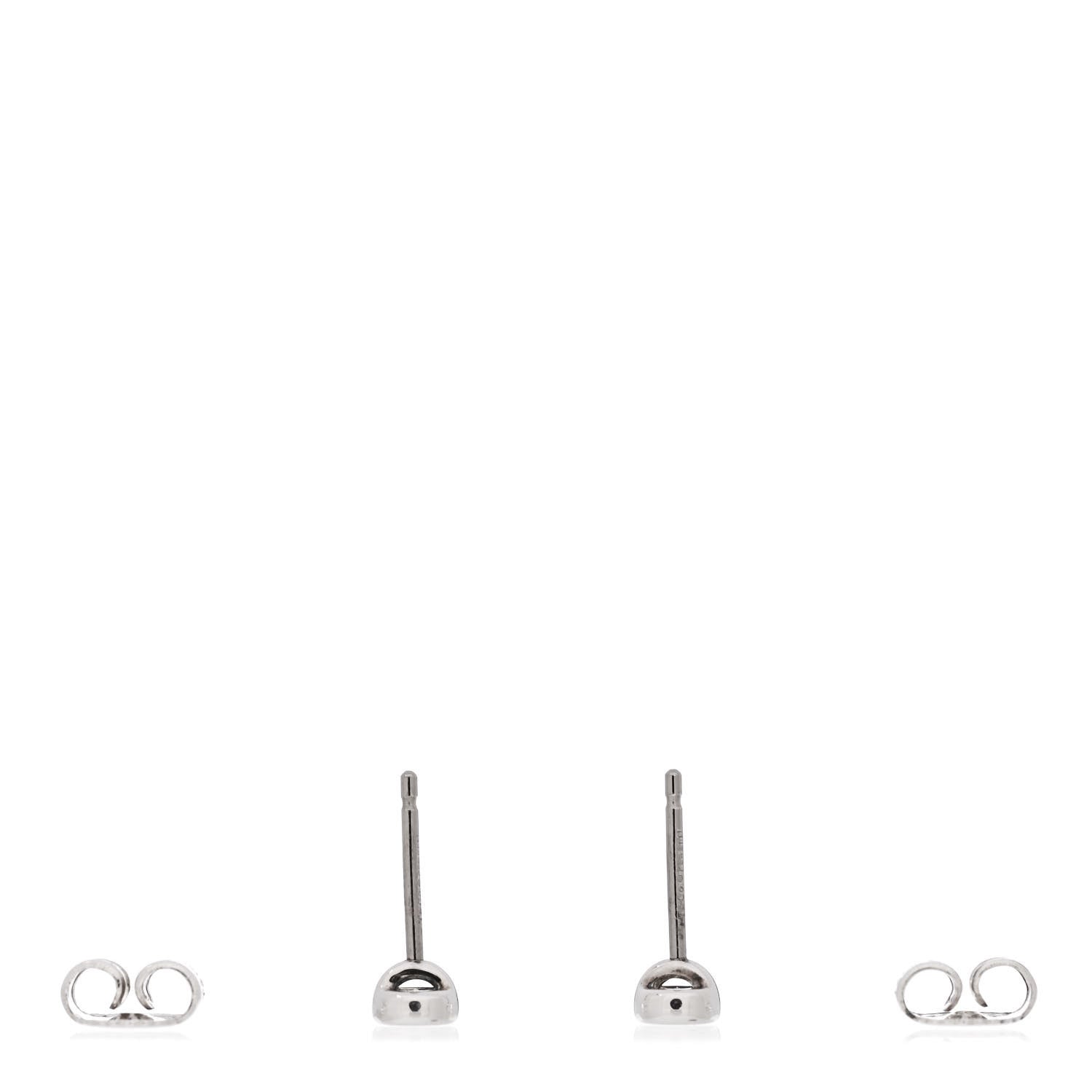 Tiffany Sterling Silver Aquamarine Color By The Yard Earrings 3 of 5