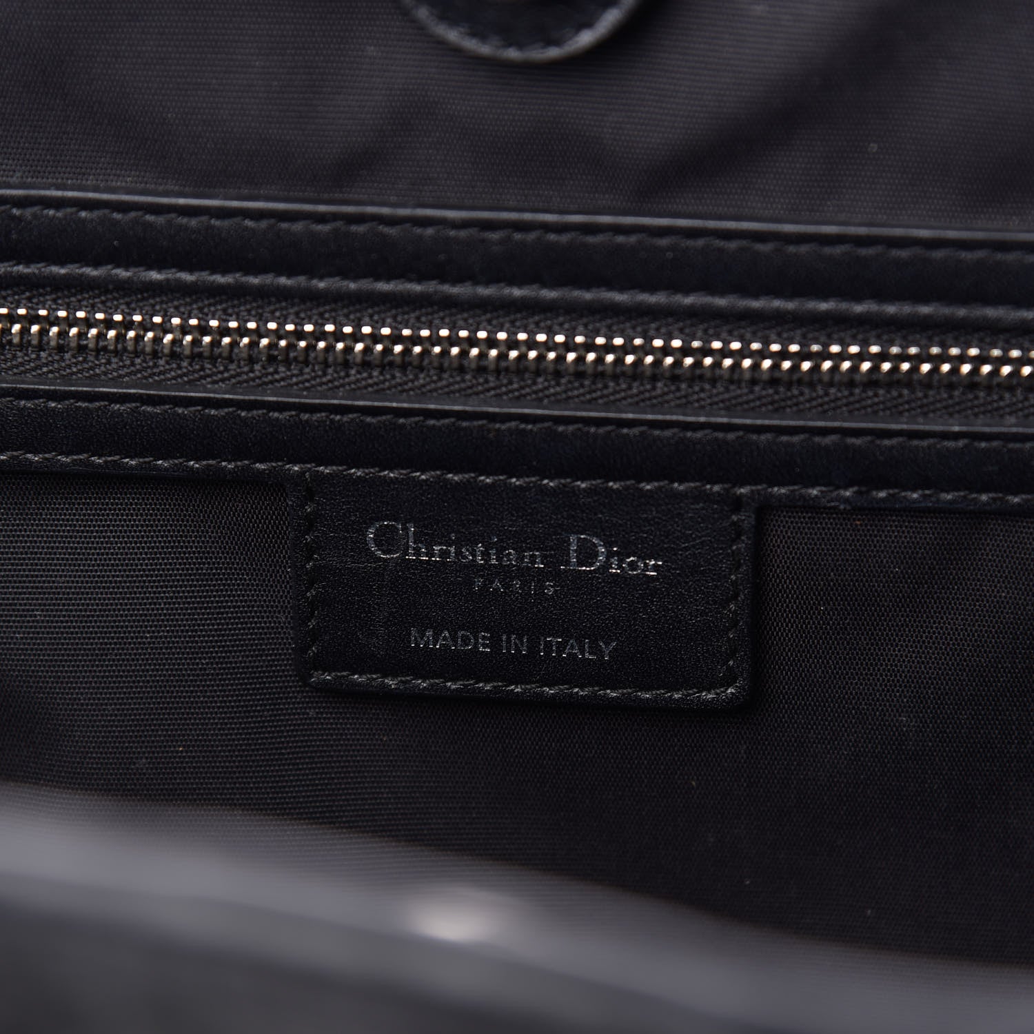 Christian Dior Coated Canvas Cannage Medium Panarea Tote Black 6 of 10