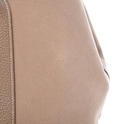 Hermes Toile Buffle Garden Party 36 MM Tote Etoupe 12 of 27