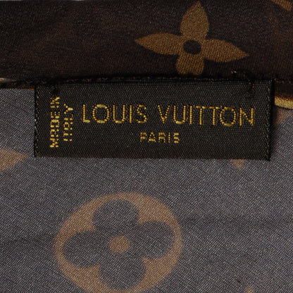 Louis Vuitton Silk Leopard and Monogram Scarf 4 of 5