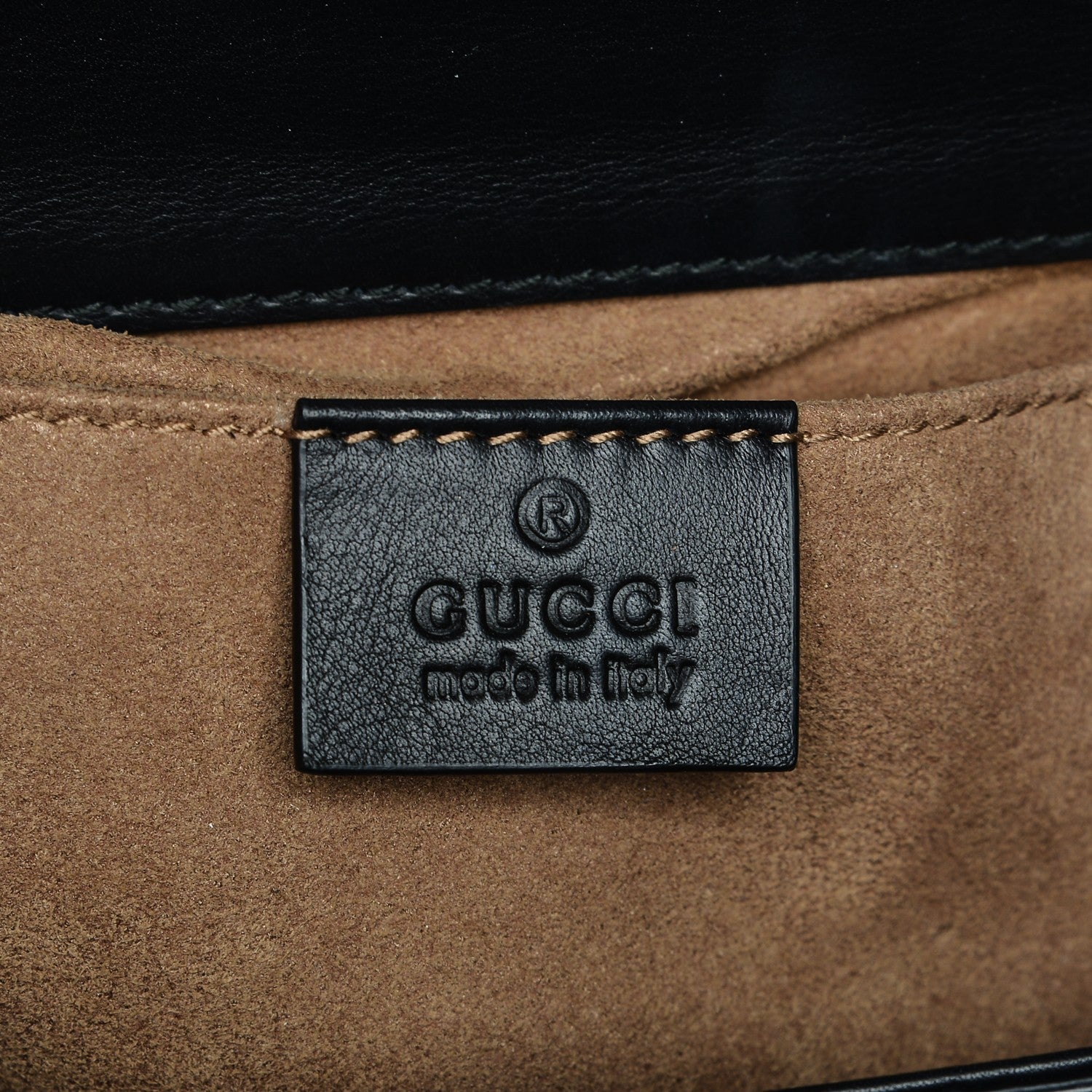 Gucci Calfskin Small Padlock Shoulder Bag Black 6 of 8