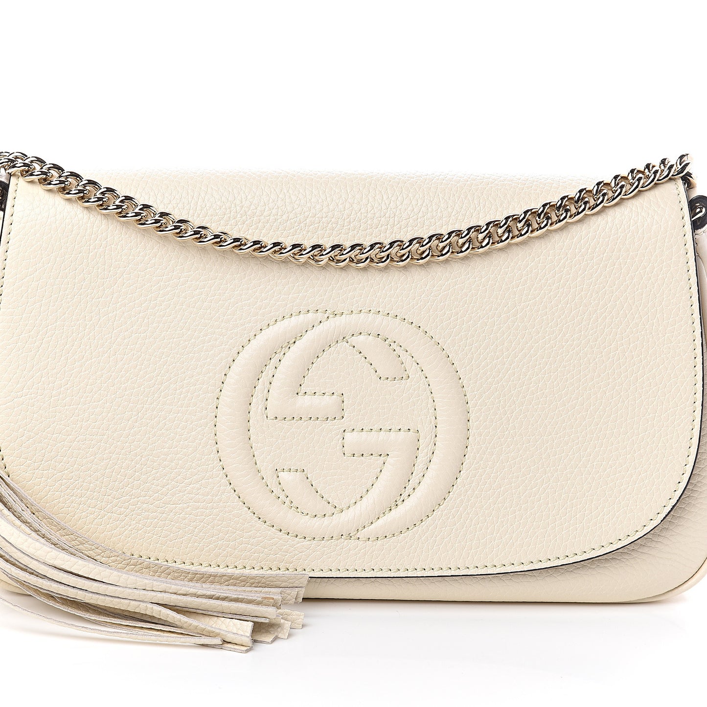 Cellarius Calfskin Medium Soho Flap Crossbody Ivoire