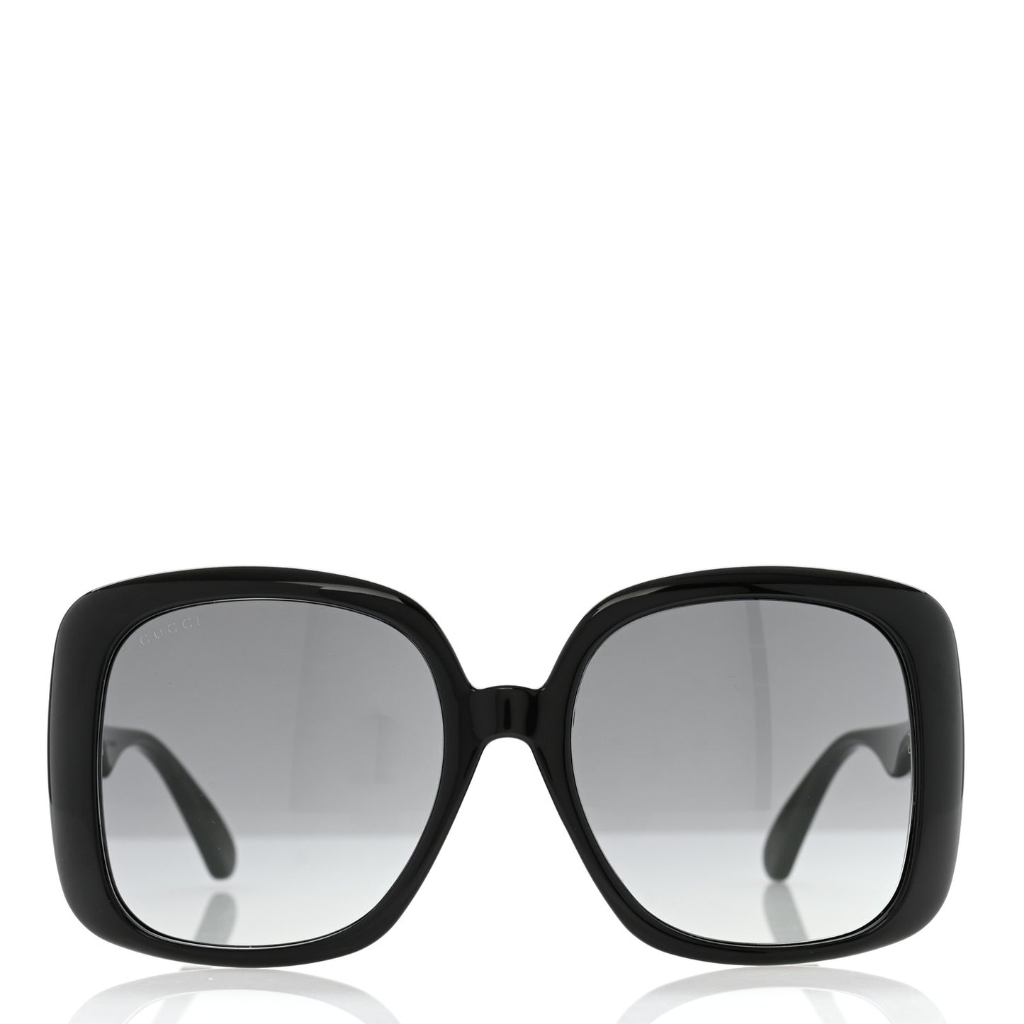 Acetate Oversized Square GG Web Sunglasses GG0714SA Black